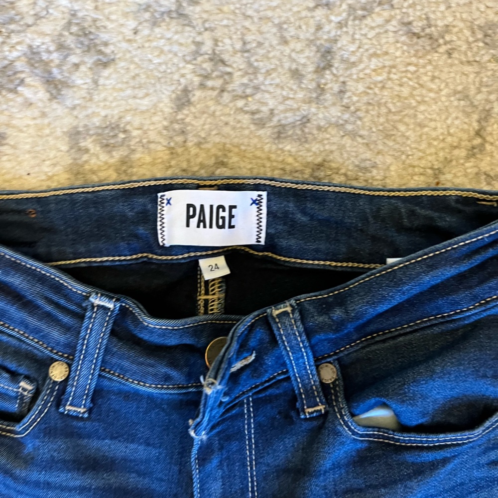 Paige Skyline Ankle Peg Jeans